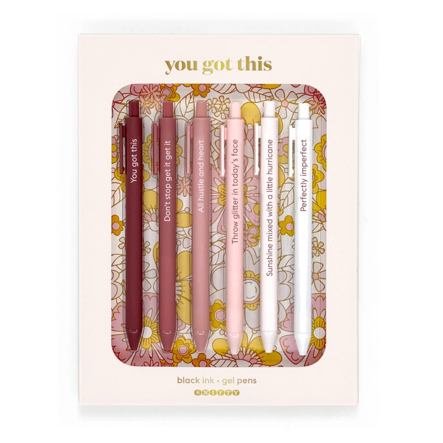 Snifty Gel Pen Set - You Got This