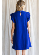 Load image into Gallery viewer, The Kate Ruffle Dress - Royal Blue