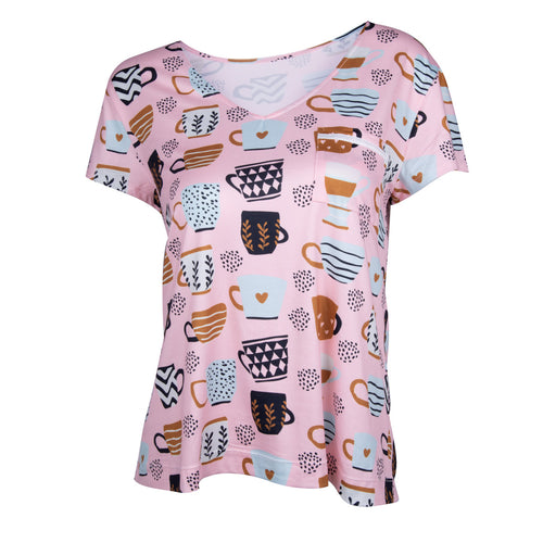 Caramel Macchiato Pajama Top