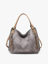 Load image into Gallery viewer, Connar Distressed Tote - Grey