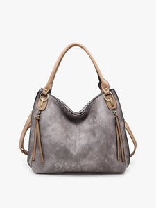 Connar Distressed Tote - Grey