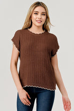 Load image into Gallery viewer, Jeni Sweater Top - Brown