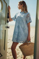 Sea Breeze Eyelet Dress
