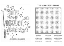 Load image into Gallery viewer, Harry Potter Word Search and Coloring Book