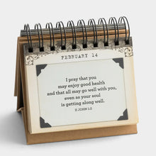 Load image into Gallery viewer, Prayers &amp; Blessings 365 Day Perpetual Calendar