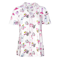 Malibu Collared Pajama Top