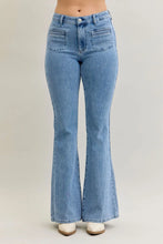 Load image into Gallery viewer, Judy Blue HW Flare Front Patch Jean