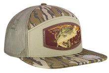 Load image into Gallery viewer, Bass Woven Patch Old School Camo Hat.: OS Brown Camo
