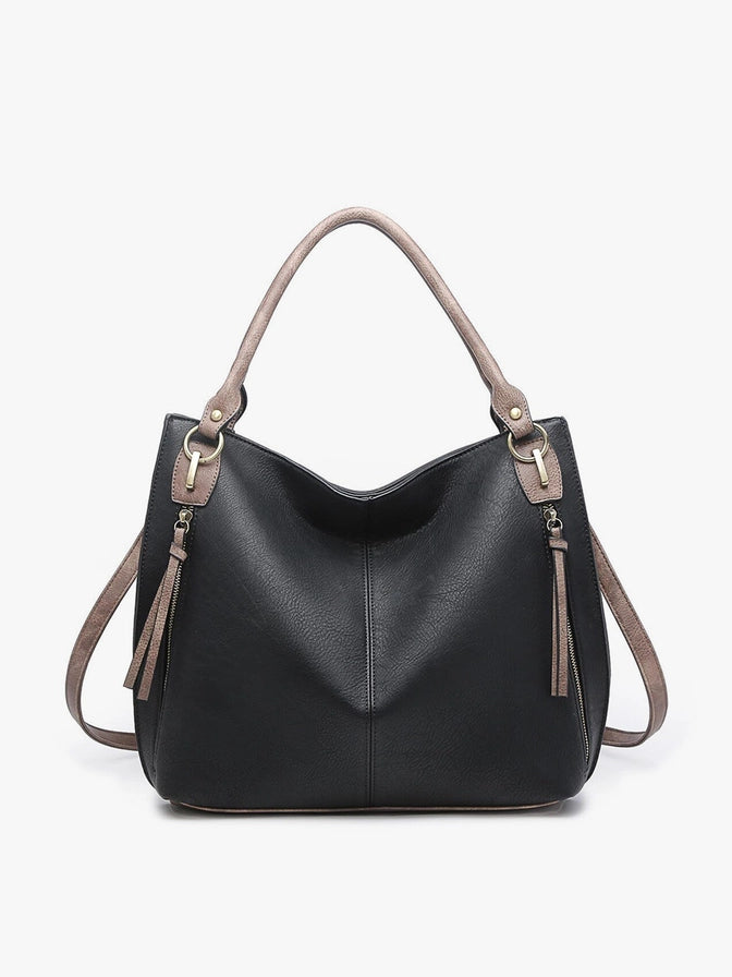 Connar Distressed Tote - Black