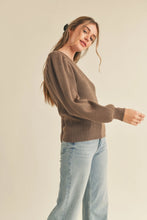 Load image into Gallery viewer, Carla Cable Knit Sweater - Taupe