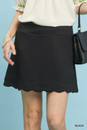 Must Have Scallop Skort - Black