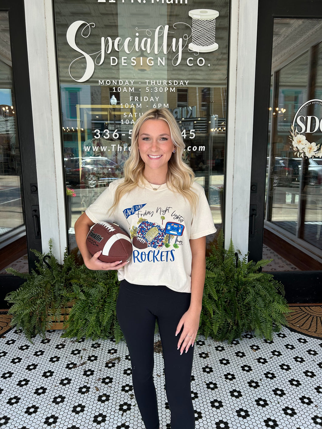 Rockets Friday Night Lights Short Sleeve T-Shirt