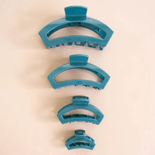 Load image into Gallery viewer, Tiny Teleties Open Hair Clip - Teal With It