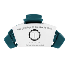 Load image into Gallery viewer, Large Teleties Classic Hair Clip - Teal With It