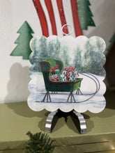Load image into Gallery viewer, RTC Mini Scallop Art Sleigh &amp; Gifts