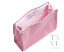 Load image into Gallery viewer, TRVL Design - Roadie Large Zip Pouch - Coated Canvas Peony