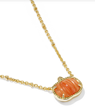 Load image into Gallery viewer, Kendra Scott Pumpkin Short Pendant Necklace - Gold