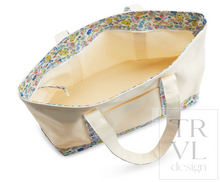 Load image into Gallery viewer, TRVL Design - Medium Tote - Coated Canvas Natural with Bridgehampton Trim