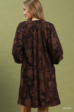 Load image into Gallery viewer, Leighton Floral Pattern Dress - Brown