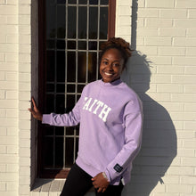 Load image into Gallery viewer, Word Warrior - Reversible Sweatshirt - FAITH &amp; GRACE - Lavender