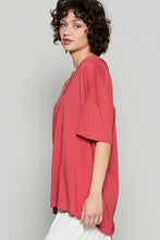 Load image into Gallery viewer, Mabel V-Neck Tee - Tomato