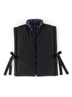 Petra Reversible Vest - Black