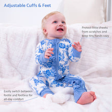 Load image into Gallery viewer, A Peony For Your Thoughts Baby Bamboo Pajamas
