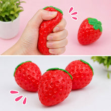 Load image into Gallery viewer, Viral Strawberry Squishy – Soft &amp; Stretchy Stress Toy