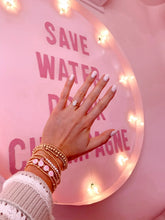 Load image into Gallery viewer, Beaded Blondes Sophia Pearl Bracelet in Gold: Petite 6.25 inch