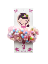 Load image into Gallery viewer, Ballerina Pom Pom Scrunchies