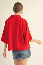 Load image into Gallery viewer, Indiya V-Neck Top - Red