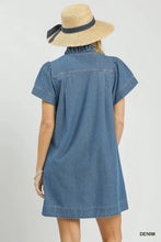Load image into Gallery viewer, Every Season Denim Ruffle Dress