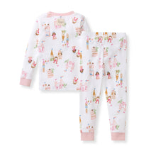 Load image into Gallery viewer, Burt's Bees Fairytale Castle Organic Cotton Two-Piece Pajamas