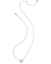 Load image into Gallery viewer, Kendra Scott Heart Letter M Necklace - Gold