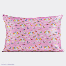 Load image into Gallery viewer, Lisa Frank x Kitsch Standard Satin Pillowcase - Angel Kitty™