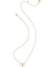 Load image into Gallery viewer, Kendra Scott Heart Letter S Necklace - Gold