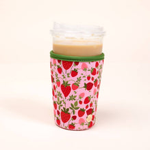 Load image into Gallery viewer, Sip Savvy Drink Sleeve - Strawberry Fields