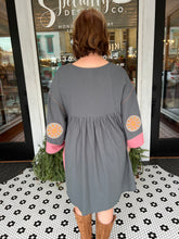 Load image into Gallery viewer, Make it Mine Dress - Gray &amp; Blush