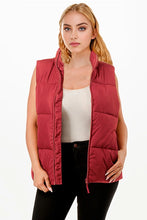 Load image into Gallery viewer, Everyday Essential Puffer Vest - Wine