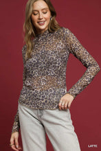 Load image into Gallery viewer, Lady Luck Mesh Top - Cheetah