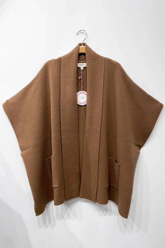 Cozy Up Shawl Cardigan - Mocha