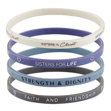 Load image into Gallery viewer, Silicone Bracelet Pack - Sisters In Christ
