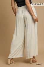 Load image into Gallery viewer, Linen Palazzo Pants - Oatmeal