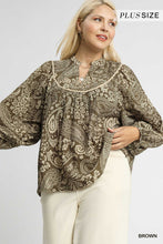Load image into Gallery viewer, Elise Boho Top - Brown