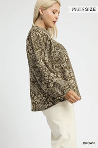 Elise Boho Top - Brown