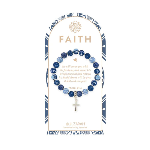 Jilzarah Faith Gift Bracelet - Blue