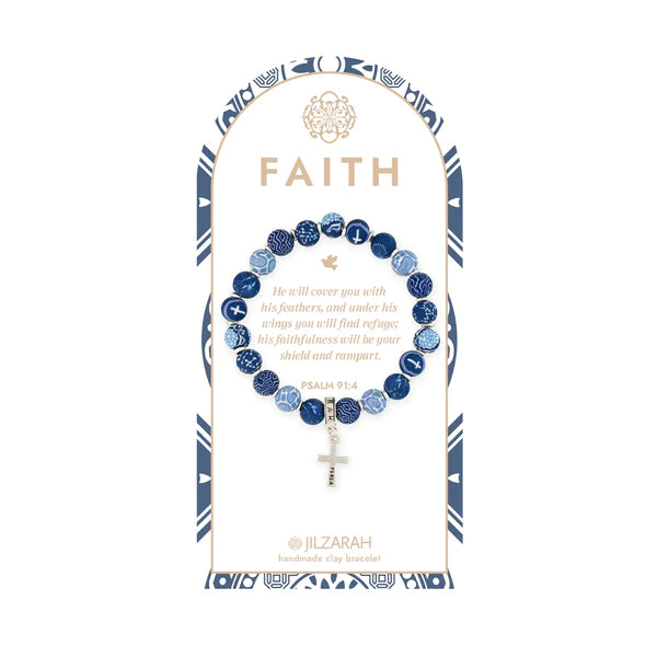 Jilzarah Faith Gift Bracelet - Blue