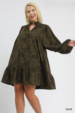 Load image into Gallery viewer, Harmony Babydoll Dress - Olive