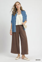 Load image into Gallery viewer, Lowkey Linen Palazzo Pants - Brown