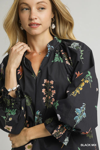 Botanical Beauty Top - Black